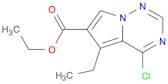 Pyrrolo[2,1-f][1,2,4]triazine-6-carboxylic acid, 4-chloro-5-ethyl-, ethyl ester