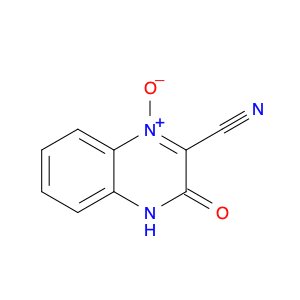 2-Quinoxalinecarbonitrile, 3,4-dihydro-3-oxo-, 1-oxide