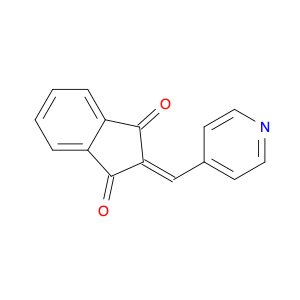 1H-Indene-1,3(2H)-dione, 2-(4-pyridinylmethylene)-