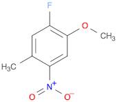 Benzene, 1-fluoro-2-methoxy-5-methyl-4-nitro-