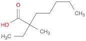 Heptanoic acid, 2-ethyl-2-methyl-