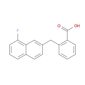Benzoic acid, 2-[(8-fluoro-2-naphthalenyl)methyl]-