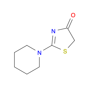 4(5H)-Thiazolone, 2-(1-piperidinyl)-