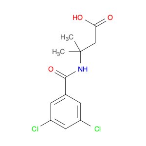 3-[(3,5-dichlorophenyl)formamido]-3-methylbutanoic acid