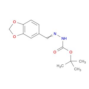 Hydrazinecarboxylic acid, 2-(1,3-benzodioxol-5-ylmethylene)-, 1,1-dimethylethyl ester