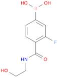 (3-Fluoro-4-((2-hydroxyethyl)carbamoyl)phenyl)boronic acid