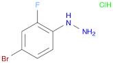 (4-Bromo-2-fluorophenyl)hydrazine hydrochloride