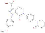 1-(4-Methoxyphenyl)-7-oxo-6-(4-(2-oxopiperidin-1-yl)phenyl)-4,5,6,7-tetrahydro-1H-pyrazolo[3,4-c...