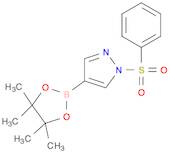 1-(Phenylsulfonyl)-4-(4,4,5,5-tetramethyl-1,3,2-dioxaborolan-2-yl)-1H-pyrazole