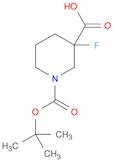 1-Boc-3-fluoropiperidine-3-carboxylic Acid