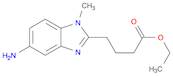 1-Methyl-5-amino-1H-benzimidazole-2-butanoic acid ethyl ester