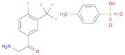 2-Amino-1-[4-fluoro-3-(trifluoromethyl)phenyl]ethanone 4-methylbenzenesulfonate