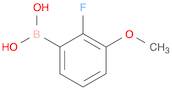 2-Fluoro-3-Methoxyphenylboronic Acid