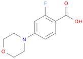 2-Fluoro-4-morpholinobenzoic Acid