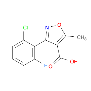 3-(2-Chloro-6-fluorophenyl)-5-methylisoxazole-4-carboxylic acid