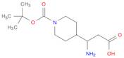 3-Amino-3-(1-(tert-butoxycarbonyl)piperidin-4-yl)propanoic acid