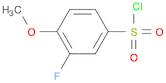 3-Fluoro-4-methoxybenzene-1-sulfonyl chloride