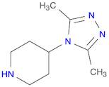 4-(3,5-Dimethyl-4H-1,2,4-triazol-4-yl)piperidine