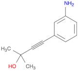 4-(3-Aminophenyl)-2-methyl-3-butyn-2-ol