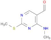 4-(Methylamino)-2-(methylthio)pyrimidine-5-carbaldehyde