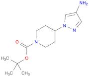 tert-butyl 4-(4-amino-1H-pyrazol-1-yl)piperidine-1-carboxylate