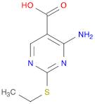 4-Amino-2-(ethylthio)pyrimidine-5-carboxylic acid