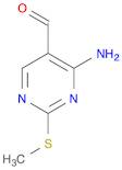 4-Amino-2-(methylthio)pyrimidine-5-carbaldehyde