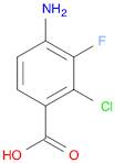 4-Amino-2-chloro-3-fluorobenzoic acid