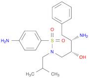 4-Amino-N-((2R,3S)-3-amino-2-hydroxy-4-phenylbutyl)-N-isobutylbenzenesulfonamide