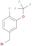 4-Fluoro-3-(trifluoromethoxy)benzyl bromide