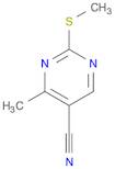 4-Methyl-2-(methylthio)-5-pyrimidinecarbonitrile