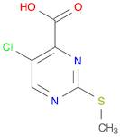 5-Chloro-2-(methylthio)pyrimidine-4-carboxylic acid