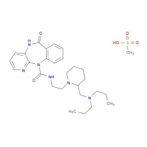 11H-Pyrido[2,3-b][1,4]benzodiazepine-11-carboxamide, N-[2-[2-[(dipropylamino)methyl]-1-piperidinyl…