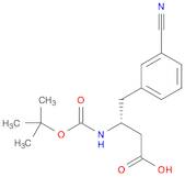 (R)-3-((tert-Butoxycarbonyl)amino)-4-(3-cyanophenyl)butanoic acid