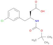 (S)-3-((tert-Butoxycarbonyl)amino)-4-(3-chlorophenyl)butanoic acid