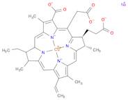 Cuprate(3-), [(7S,8S)-3-carboxy-5-(carboxymethyl)-13-ethenyl-18-ethyl-7,8-dihydro-2,8,12,17-tetram…