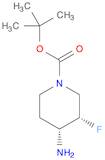 cis-1,1-Dimethylethyl 4-amino-3-fluoro-1-piperidinecarboxylate