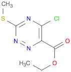 Ethyl 5-chloro-3-(methylsulfanyl)-1,2,4-triazine-6-carboxylate