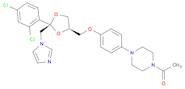 Piperazine, 1-acetyl-4-[4-[[2-(2,4-dichlorophenyl)-2-(1H-imidazol-1-ylmethyl)-1,3-dioxolan-4-yl]me…