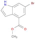 Methyl 6-bromo-4-indolecarboxylate