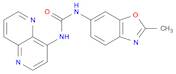 N-(2-methyl-6-benzoxazolyl)-N'-1,5-naphthyridin-4-yl-Urea