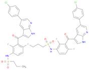 N-[3-[[5-(4-Chlorophenyl)-1H-pyrrolo[2,3-b]pyridin-3-yl]carbonyl]-2,4-difluorophenyl]-1-propanes...