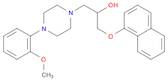 4-(2-Methoxyphenyl)-α-[(1-naphthalenyloxy)methyl]-1-piperazineethanol