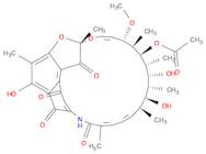 2,7-(Epoxypentadeca[1,11,13]trienimino)naphtho[2,1-b]furan-1,6,9,11(2H)-tetrone, 5,17,19,21-tetr...