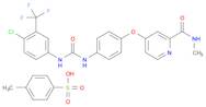 4-(4-(3-(4-Chloro-3-(trifluoromethyl)phenyl)ureido)phenoxy)-N2-methylpyridine-2-carboxamide mono...