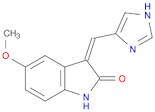 1,3-Dihydro-3-(1H-imidazol-5-ylmethylene)-5-methoxy-2H-indol-2-one