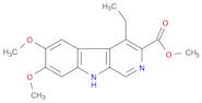 Methyl 6,7-dimethoxy-4-ethyl-β-carboline-3-carboxylate