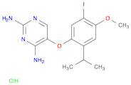 5-[5-iodo-4-methoxy-2-(1-methylethyl)phenoxy]-2,4-pyrimidinediamine hydrochloride