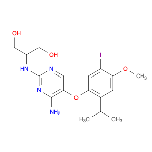 1,3-Propanediol,2-[[4-amino-5-[5-iodo-4-methoxy-2-(1-methylethyl)phenoxy]-2-pyrimidinyl]amino]-