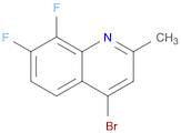 4-BROMO-7,8-DIFLUORO-2-METHYLQUINOLINE